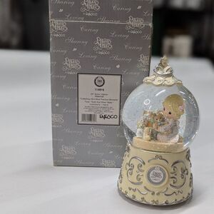 Y2K Precious Moments 25th Anniversary Musical Snow Globe 2003 w Box